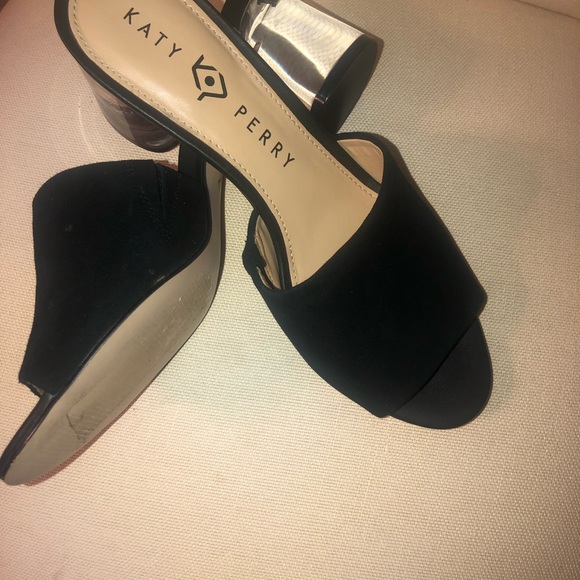 Katy Perry velvet open toe sandals size 7 - Picture 3 of 5